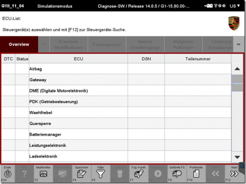 Porsche PIWIS Tester 2 Engineer Software Piwis ii Development Mo